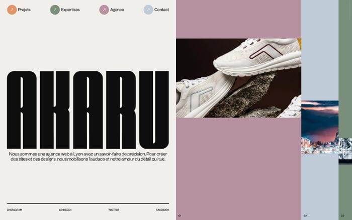 Akaru website preview