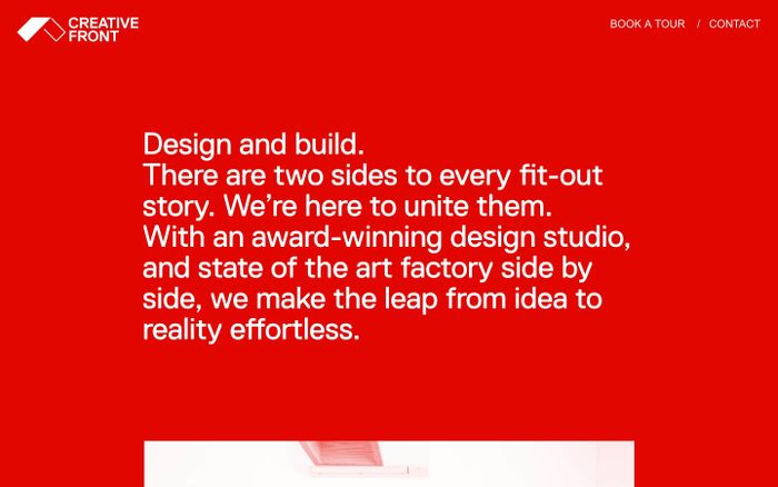 Creative Front website preview
