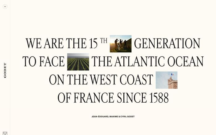 Cognac Godet website preview