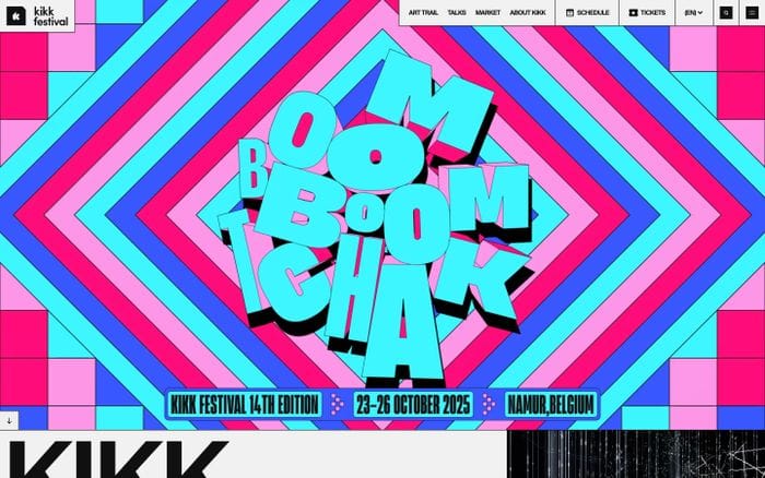 Kikk Festival website preview