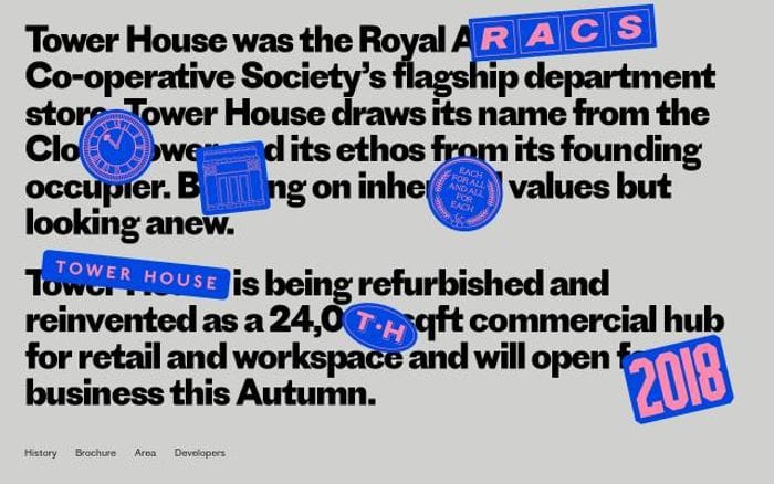 Towerhouse website preview