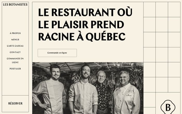 Les Botanistes website preview