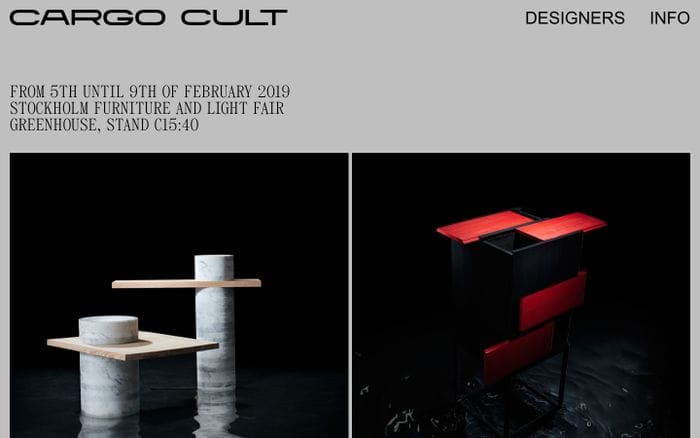 Cargo Cult website preview