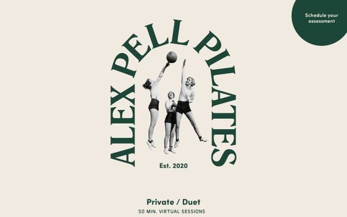 Alex Pell Pilates website preview