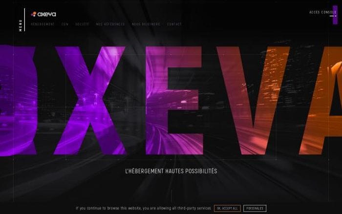 Oxeva website preview