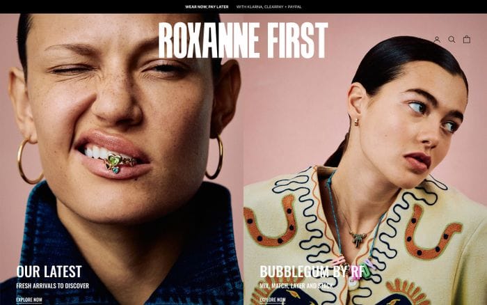 Roxanne First website preview