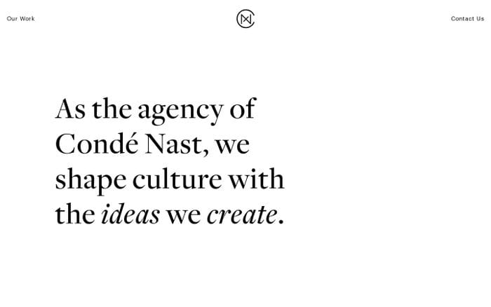 CNX Condé Nast website preview