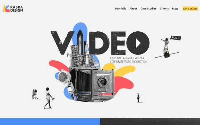 Kasradesign website preview