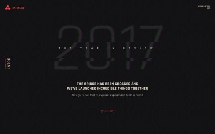 Saturized website preview