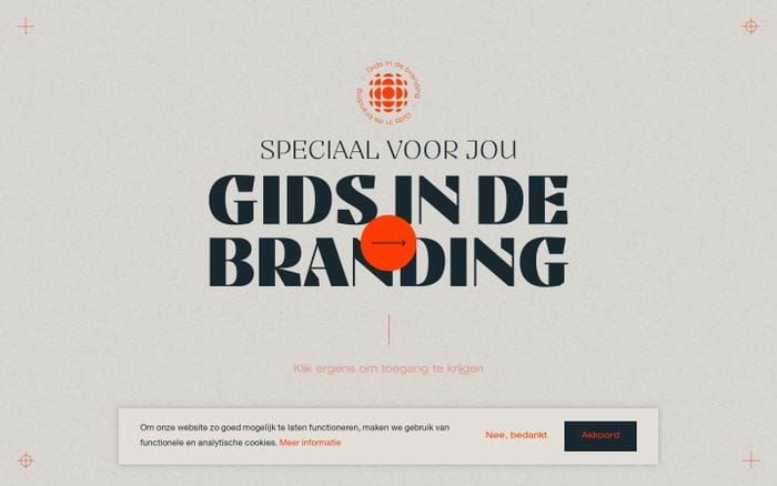 Gids in de branding website preview