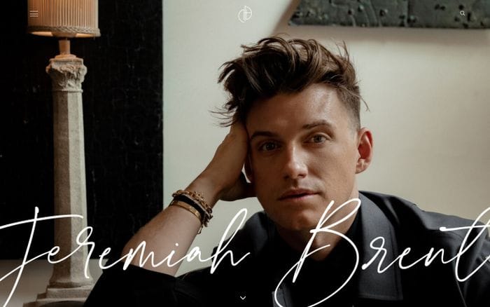 Jeremiah Brent website preview