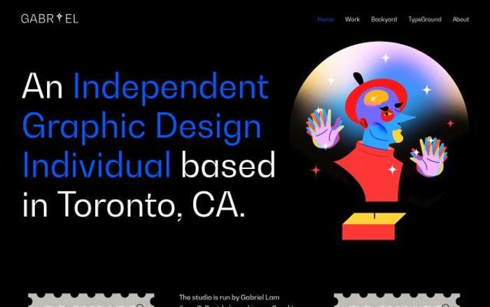Bygabriel website preview