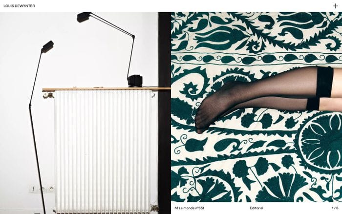Louis Dewynter website preview