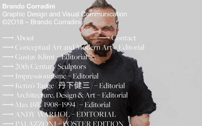 Brando Corradini website preview