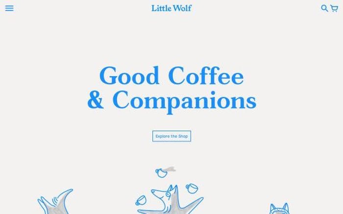 Littlewolf website preview