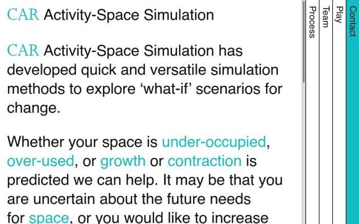 Activity-spacesimulation website preview