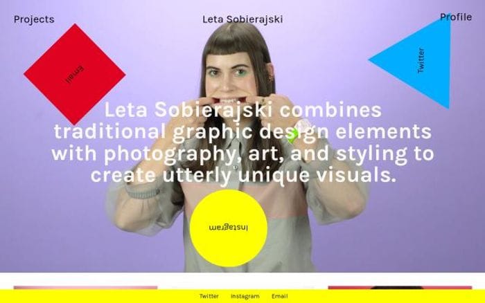 Letasobierajski website preview