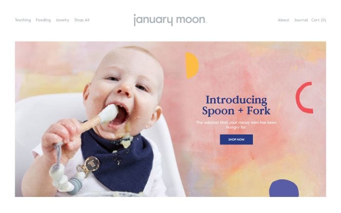 January Moon website preview