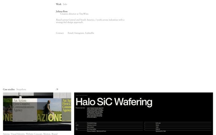 Juliana Ross website preview