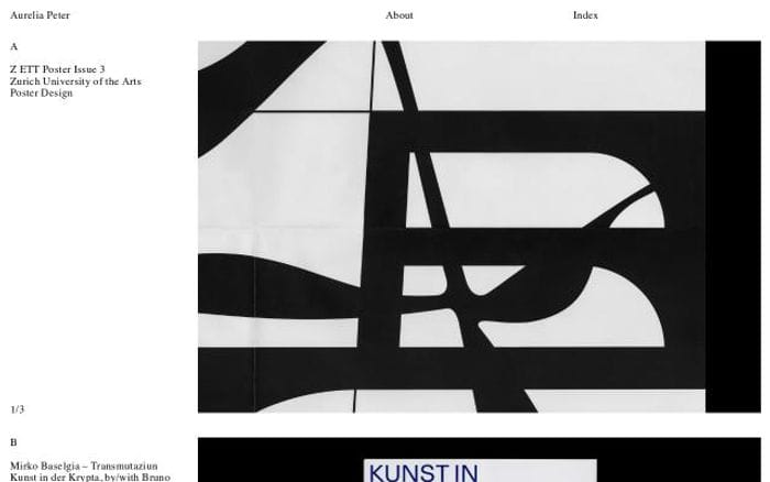 Aureliapeter website preview