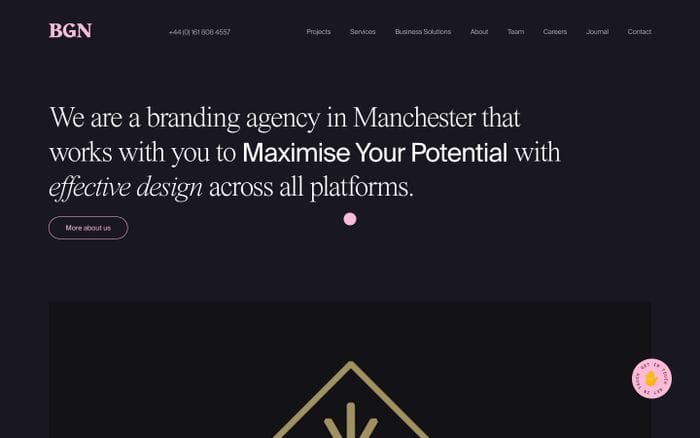 Bgn website preview