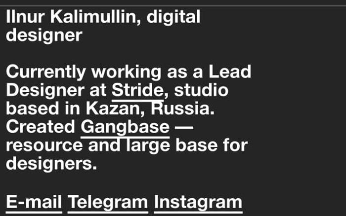 Klmln website preview