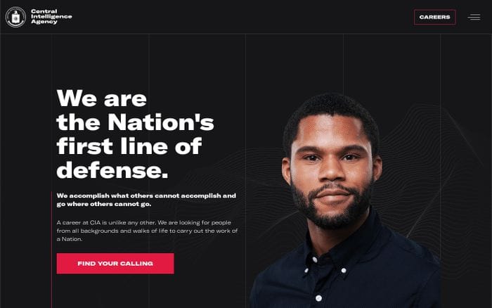 Central Intelligence Agency - CIA website preview