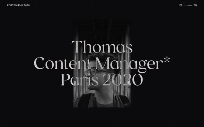 Thomas Bosc website preview