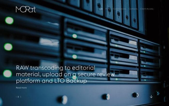 Mopart website preview