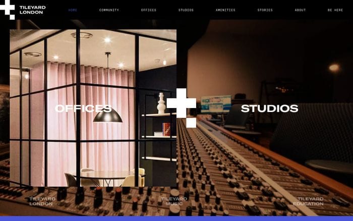  Tileyard website preview