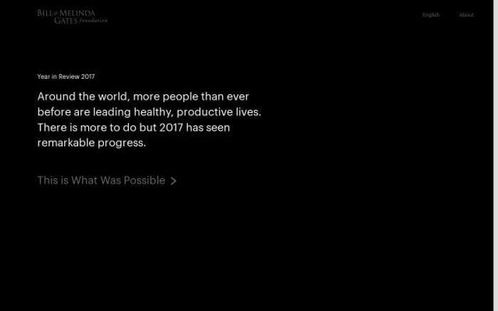 Gatesfoundation website preview