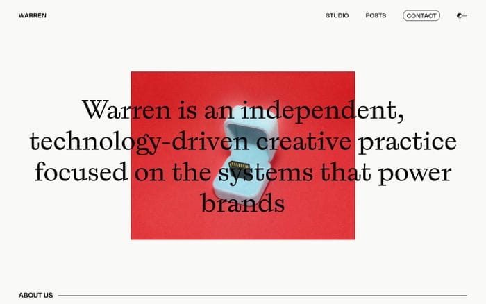 Warren San Francisco website preview