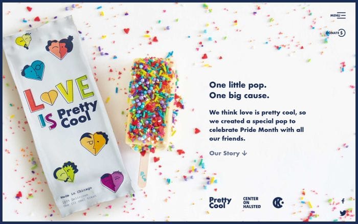 Love Is Pretty Cool website preview