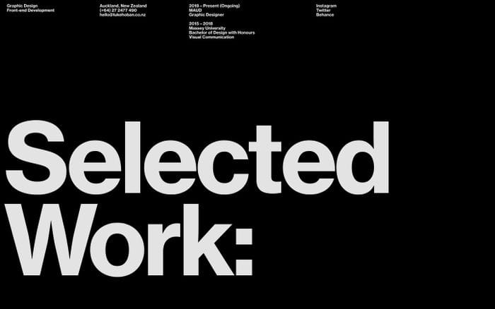 Luke Hoban website preview