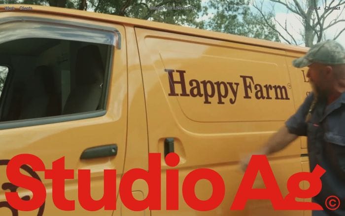 Studio Agriculture website preview