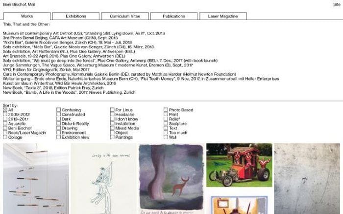 Benibischof website preview