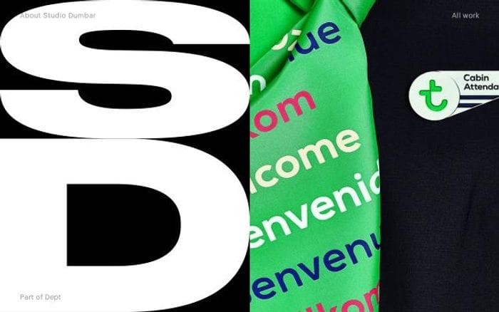 Studiodumbar website preview