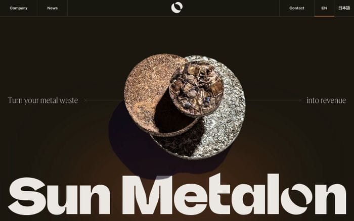 Sun Metalon website preview