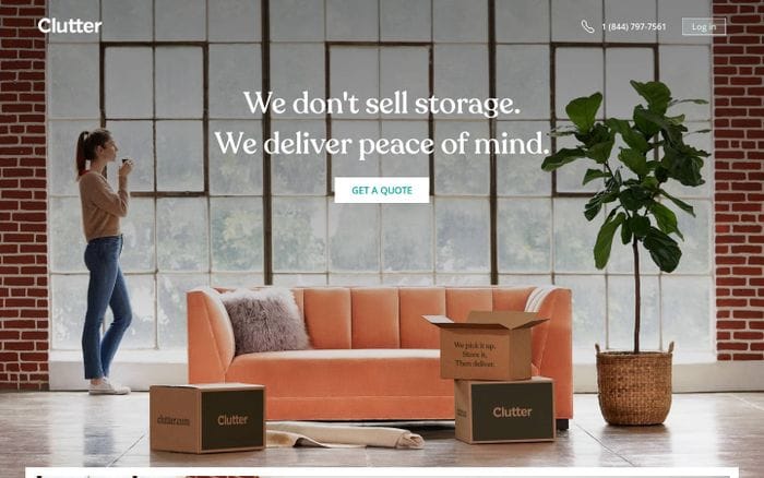 Clutter | Home website preview
