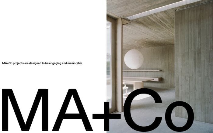 MA+Co website preview
