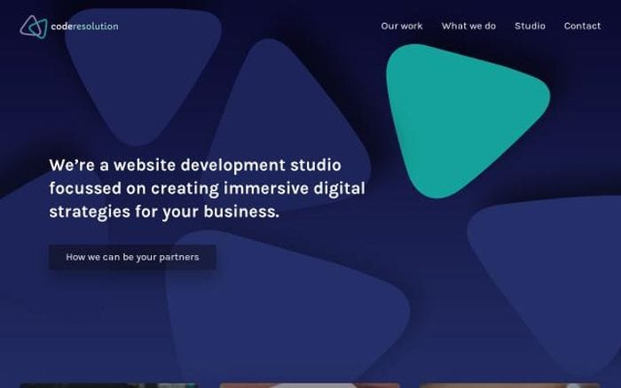 Coderesolution website preview