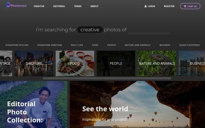Photonico website preview