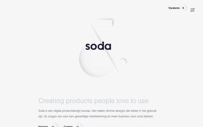 Sodastudio website preview
