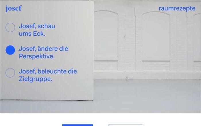 Josef website preview