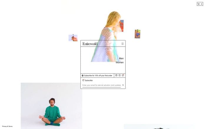 Entireworld website preview