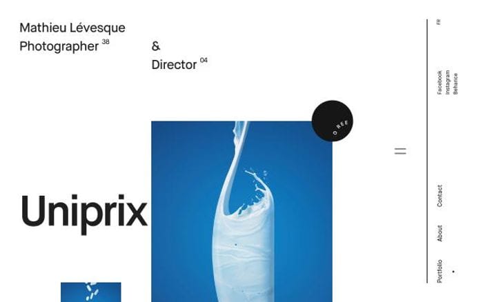 Mathieulevesque website preview