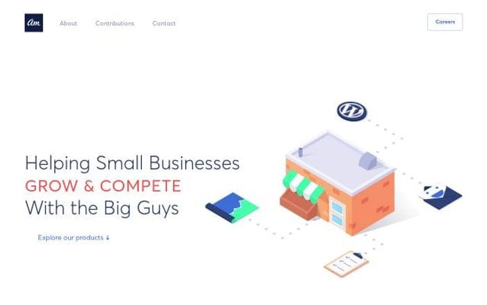 Awesomemotive website preview