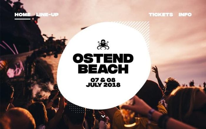 Ostendbeach website preview