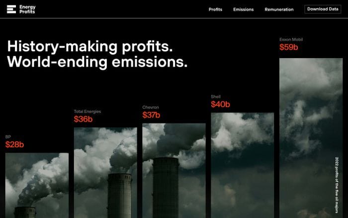 Energy Profits website preview