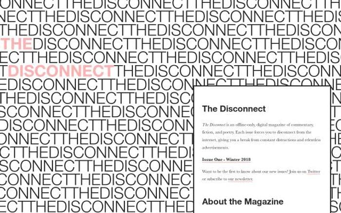 Thedisconnect website preview